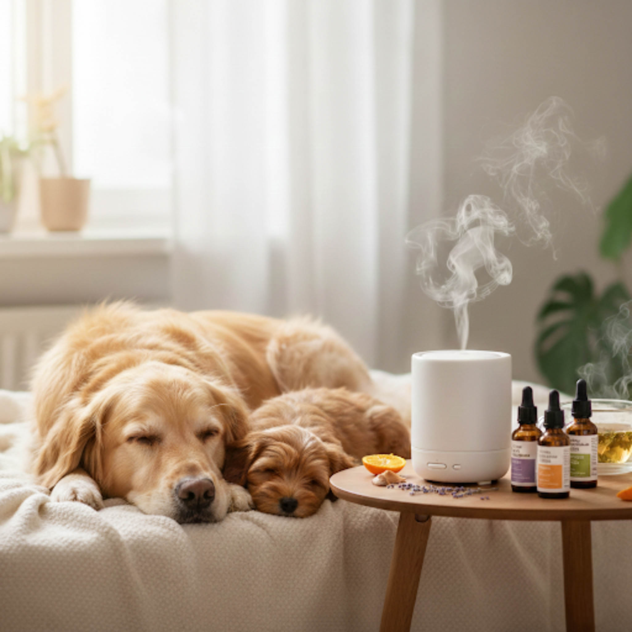 Aromatherapie f&uuml;r Hunde zur Entspannung